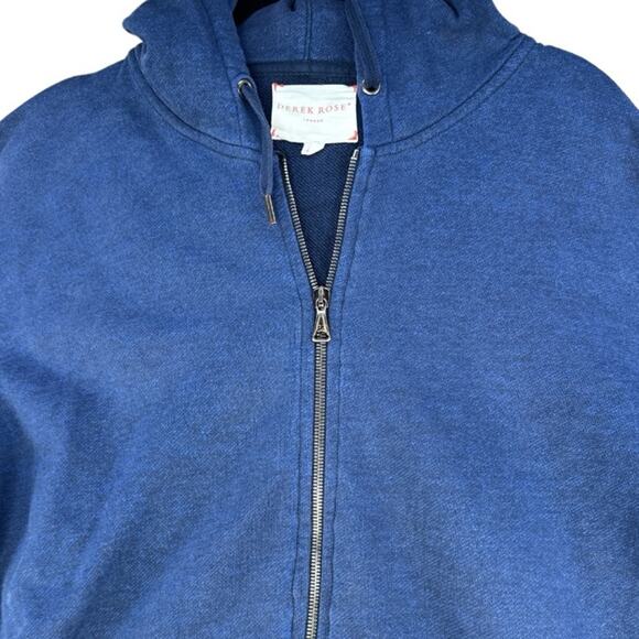 Derek Rose Hoodie Women’s Medium Blue Sweatshirt - Picture 3 of 9